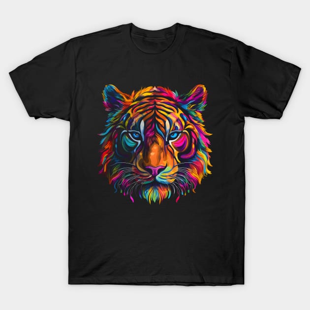 Neon Tiger #3 T-Shirt by Everythingiscute